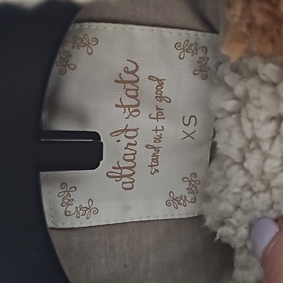 Altar'd state fuzzy sherpa coat jacket - Picture 3 of 4